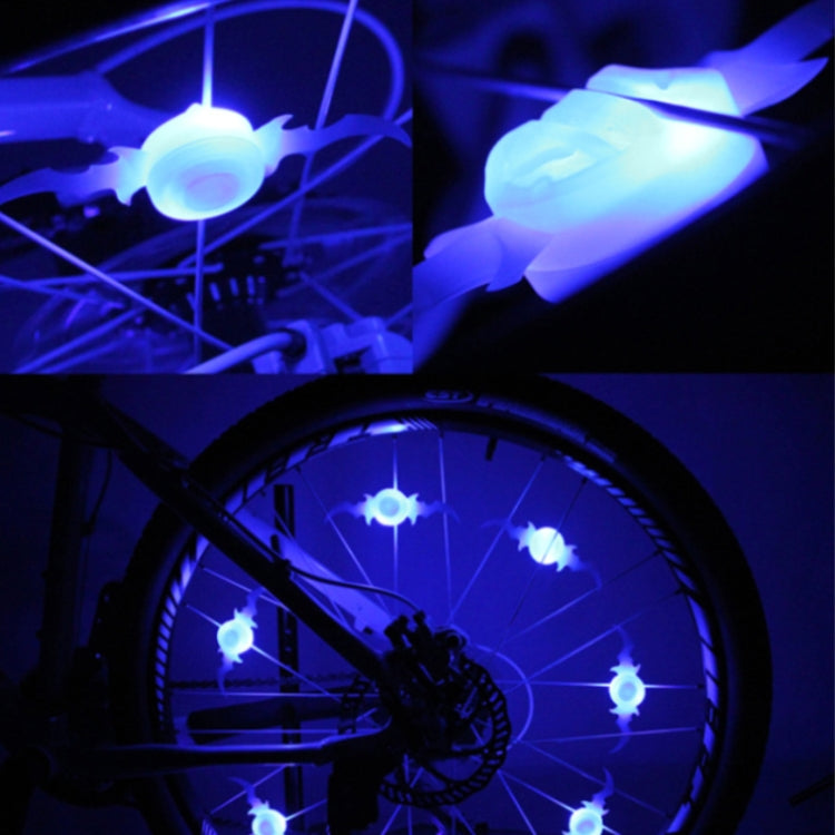 Luci LED a raggi per ruote bicicletta 16cm colorate