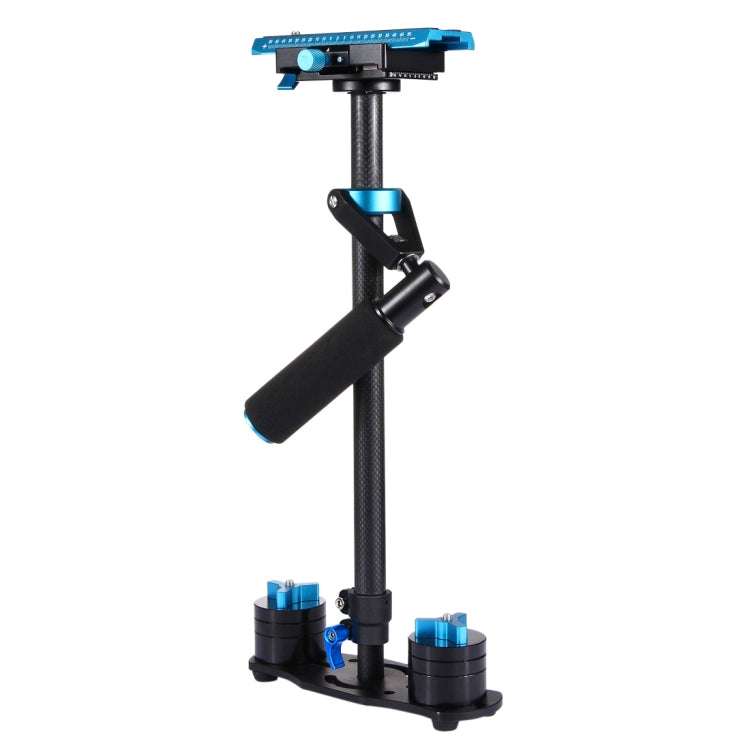 Stabilizzatore portatile in fibra di carbonio PULUZ 38,5-61 cm per video e fotocamere digitali DSLR e DV, intervallo di carico: 0,5-3 kg, P60T Black, P60T Blue, P60T Red, RU Stock P60T Black