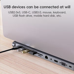 Docking station USB-C 11 in 1 con HDMI 4K ed Ethernet Gigabit - immagine 4