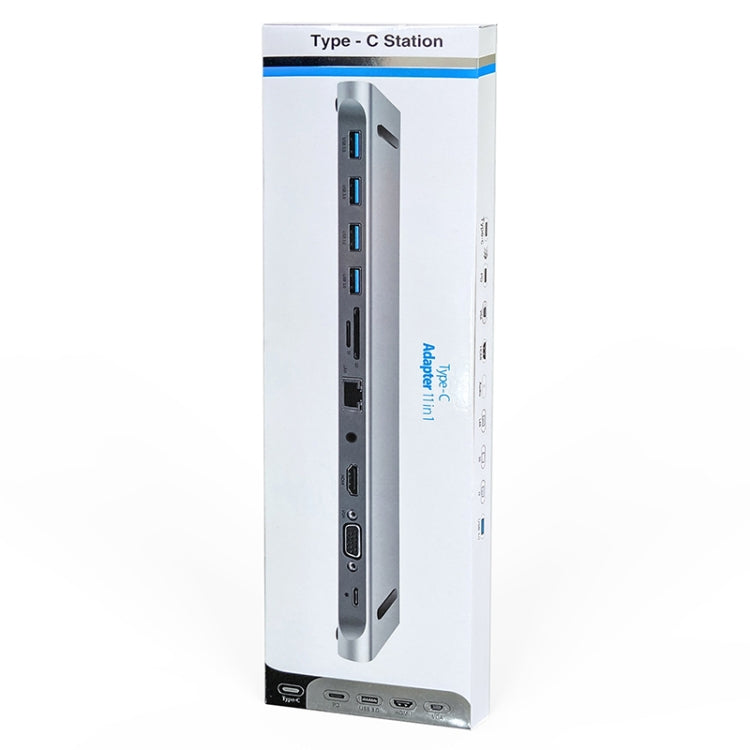 Docking station USB-C 11 in 1 con HDMI 4K ed Ethernet Gigabit - immagine 8
