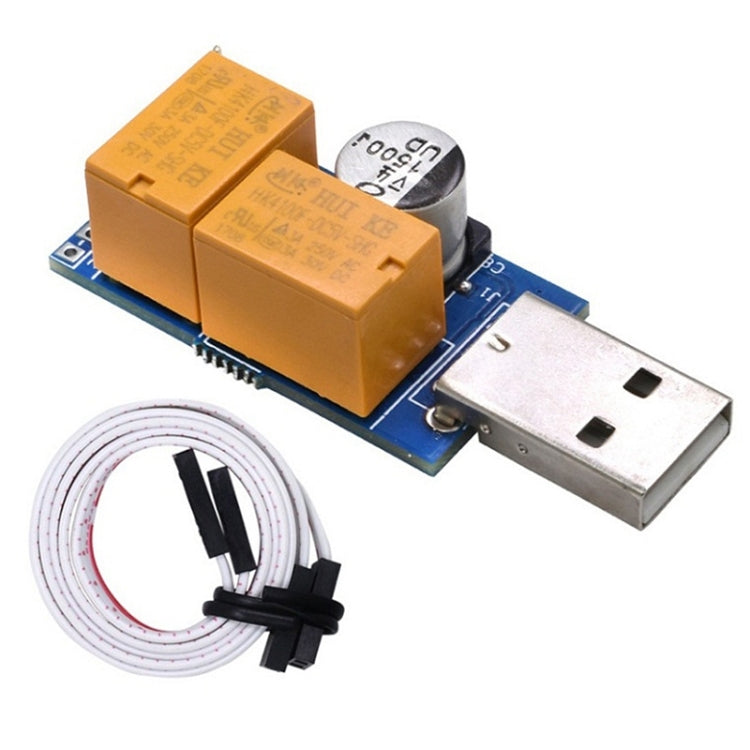Scheda watchdog USB a doppio relè per riavvio automatico PC