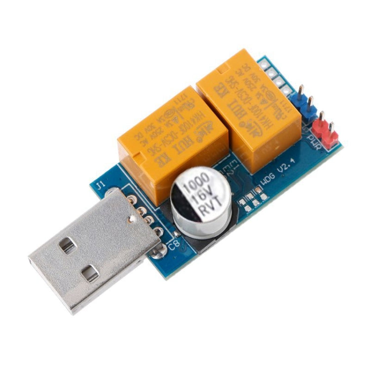 Scheda watchdog USB a doppio relè per riavvio automatico PC - immagine 2