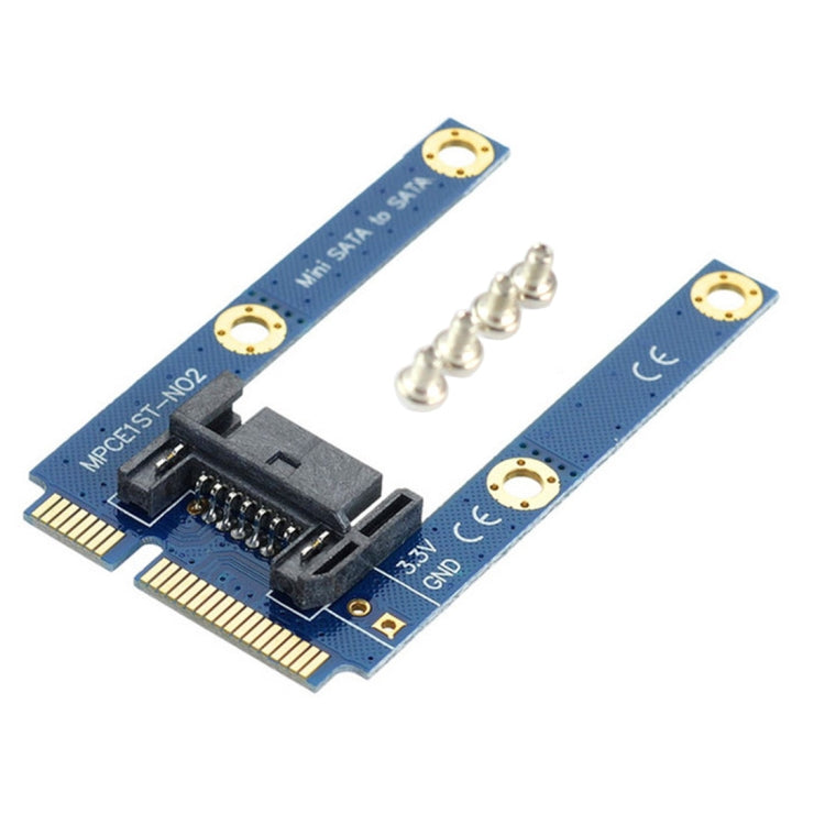 Scheda adattatore mSATA Mini PCI-E a SATA 7 pin per test SSD - immagine 2