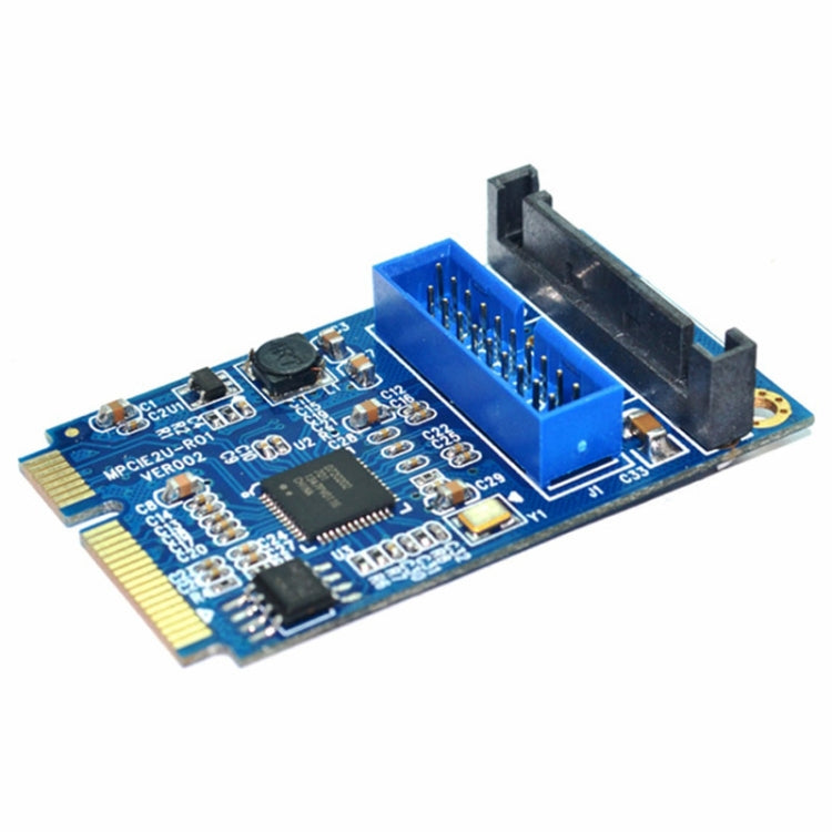Scheda di espansione Mini PCI-E con 2 porte USB 3.0 e SATA