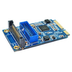 Scheda di espansione Mini PCI-E con 2 porte USB 3.0 e SATA - immagine 3