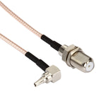 Cavo antenna CRC9 maschio a F femmina da 15 cm - immagine 4