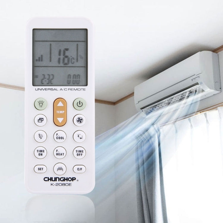 Telecomando universale LCD per climatizzatore Chunghop K-2080E - immagine 9