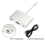 Adattatore 3 in 1 8 pin a HDMI VGA audio per iPhone iPad