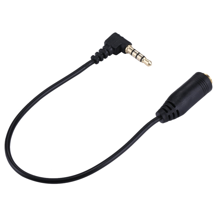 Cavo di prolunga per microfono con auricolare jack audio maschio-femmina da 20 cm da 3,5 mm, 3.5mm Male to Female(Black)