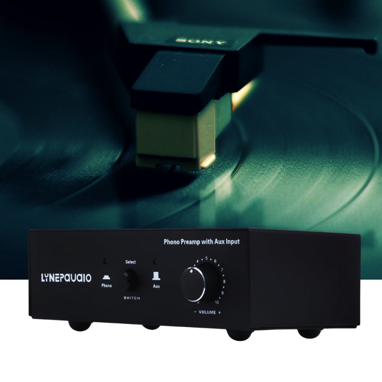 Amplificatore segnale prefonografico LINEPAUDIO con ingresso AUX