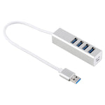 Hub USB 3.0 a 4 porte Super Speed 5 Gbps