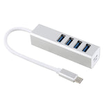 Hub USB 3.0 a USB-C 4 porte 5 Gbps Super Speed