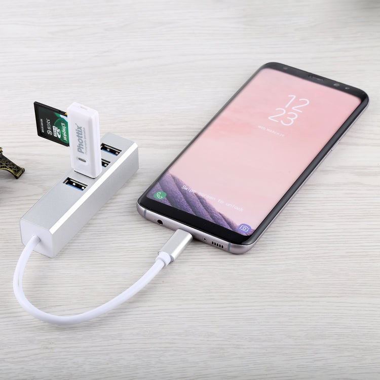 Hub USB 3.0 a USB-C 4 porte 5 Gbps Super Speed
