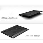 Base raffreddamento USB per laptop 14-15,6" con 4 ventole