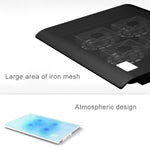 Base raffreddamento USB per laptop 14-15,6" con 4 ventole