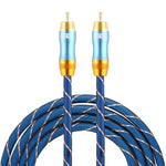 Cavo audio coassiale RCA maschio 2 m in rame OFC