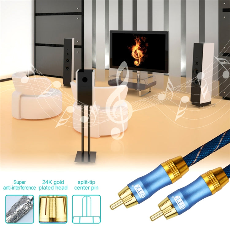 Cavo audio coassiale RCA maschio 2 m in rame OFC - immagine 9