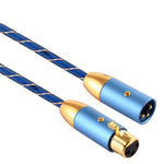 Cavo audio XLR maschio-femmina da 2 m con rivestimento in nylon - immagine 3