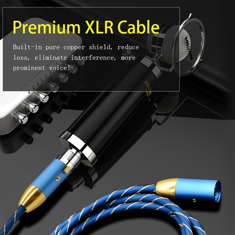 Cavo audio XLR maschio-femmina da 2 m con rivestimento in nylon - immagine 10