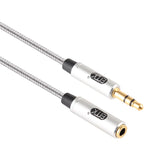 Cavo audio 3,5 mm maschio-femmina intrecciato da 0,5 m - immagine 3