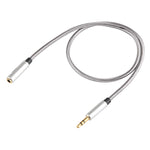 Cavo audio 3,5 mm maschio-femmina intrecciato da 0,5 m - immagine 4