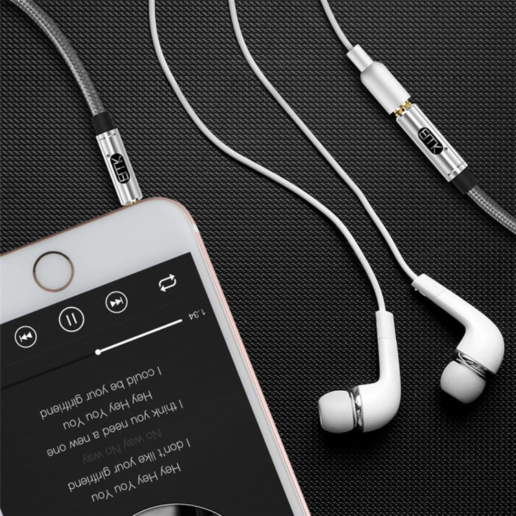 Cavo audio 3,5 mm maschio-femmina intrecciato da 0,5 m - immagine 7