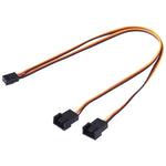 Cavo ventola per computer 3 pin, lunghezza 30 cm - immagine 2