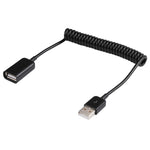 Cavo a spirale USB-A maschio a USB-A femmina 1 metro