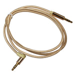 Cavo audio a gomito 3,5 mm maschio-maschio 1 metro