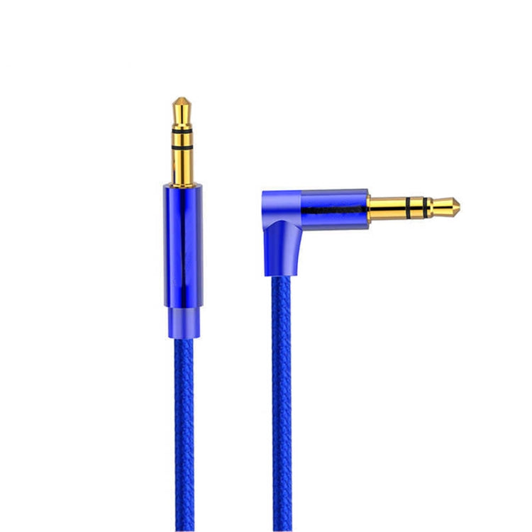 Cavo audio a gomito 3,5 mm maschio-maschio 1 metro