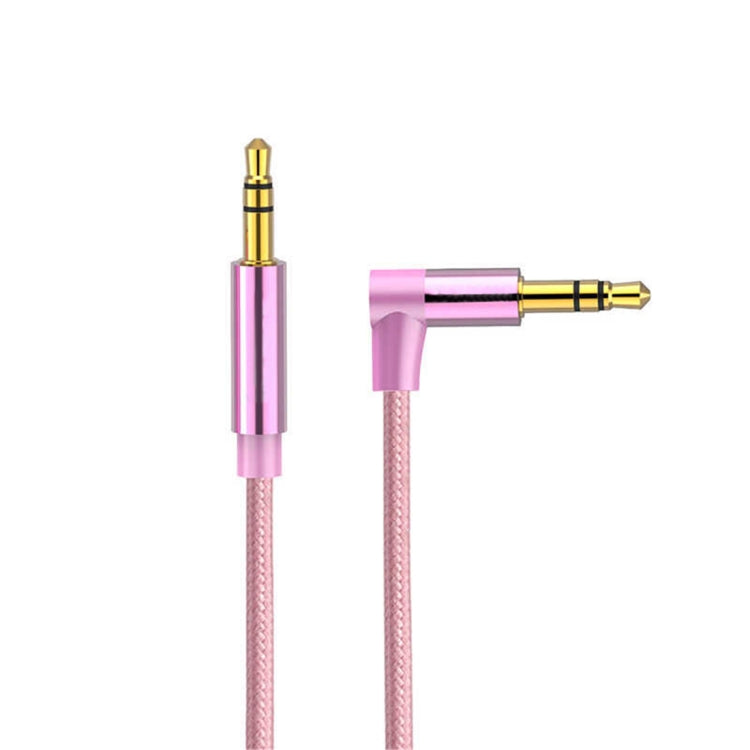 Cavo audio a gomito 3,5 mm maschio-maschio 1 metro
