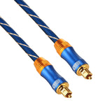 Cavo audio ottico Toslink maschio-maschio 1,5 m con connettori placcati oro - immagine 2
