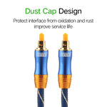 Cavo audio ottico Toslink maschio-maschio 1,5 m con connettori placcati oro - immagine 5