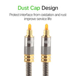 Cavo audio ottico Toslink 20 m con connettori placcati oro - immagine 5