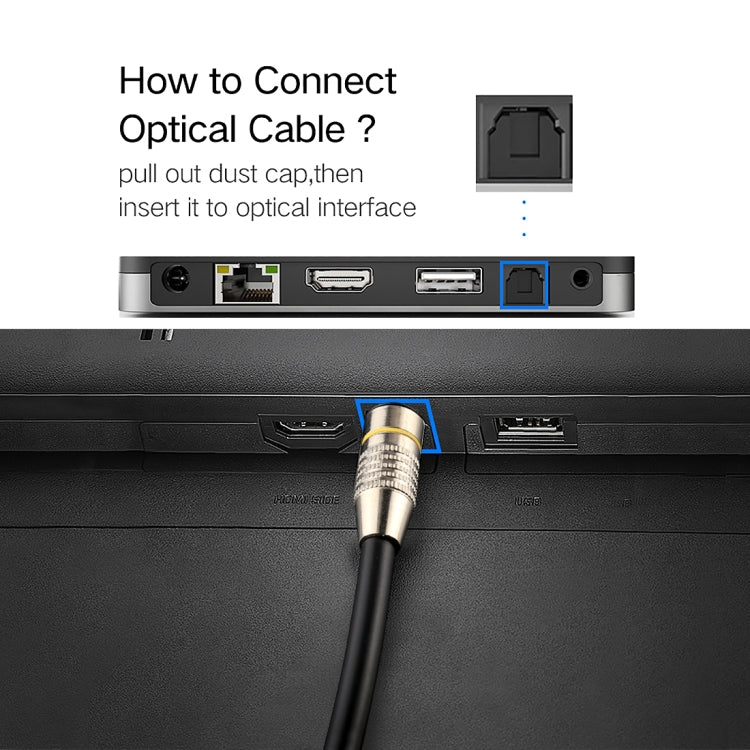 Cavo audio ottico Toslink maschio-maschio da 15 m - immagine 5