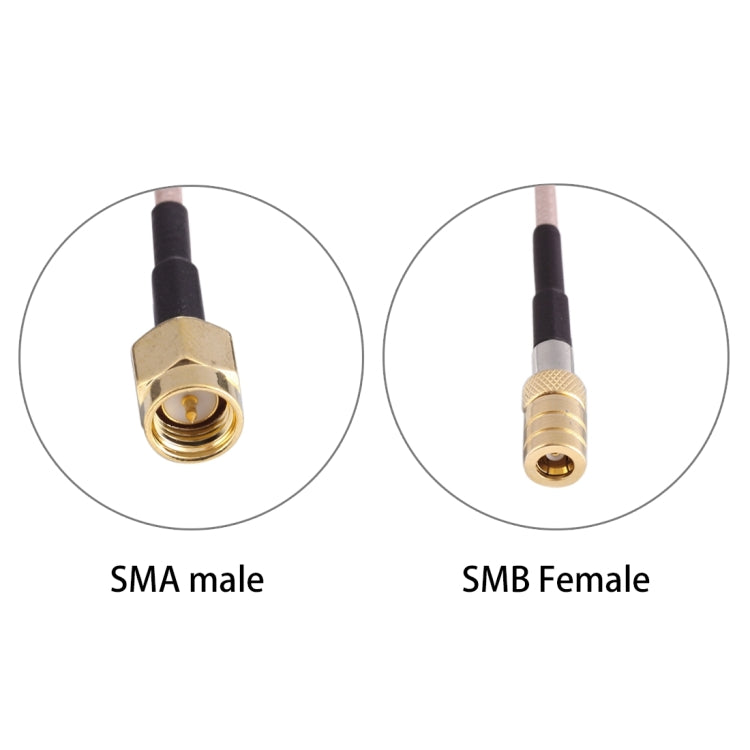 Cavo adattatore RG316 SMA maschio a SMB femmina da 90 cm - immagine 4