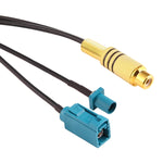 Cavo coassiale RCA femmina a FAKRA maschio RG174 da 15 cm - immagine 4