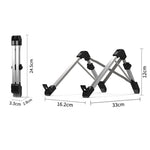 Supporto pieghevole in alluminio per laptop 24,5x3,3x2,8 cm