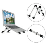 Supporto pieghevole in alluminio per laptop 24,5x3,3x2,8 cm