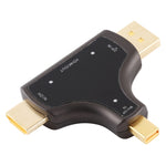 Adattatore 3 in 1 DisplayPort Mini DP a HDMI 4K