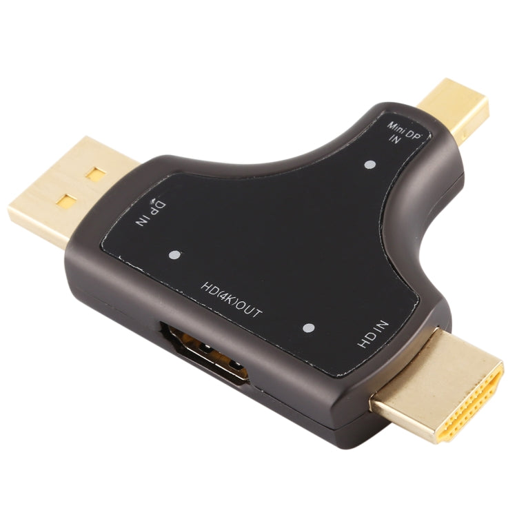 Adattatore 3 in 1 DisplayPort Mini DP a HDMI 4K