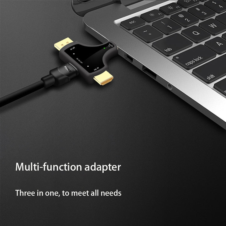 Adattatore 3 in 1 DisplayPort Mini DP a HDMI 4K