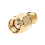 Adattatore RF RP-SMA maschio a SMA femmina placcato oro