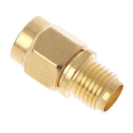 Adattatore RF RP-SMA maschio a SMA femmina placcato oro - immagine 3