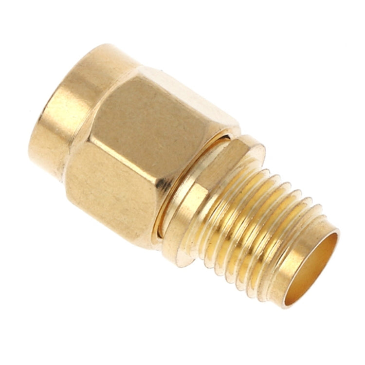 Adattatore RF RP-SMA maschio a SMA femmina placcato oro - immagine 3