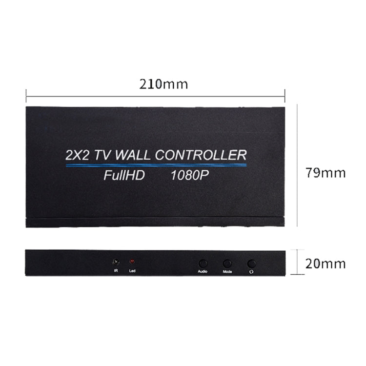 Processore video HDMI 2x2 multi-schermo Full HD 1080p - immagine 6
