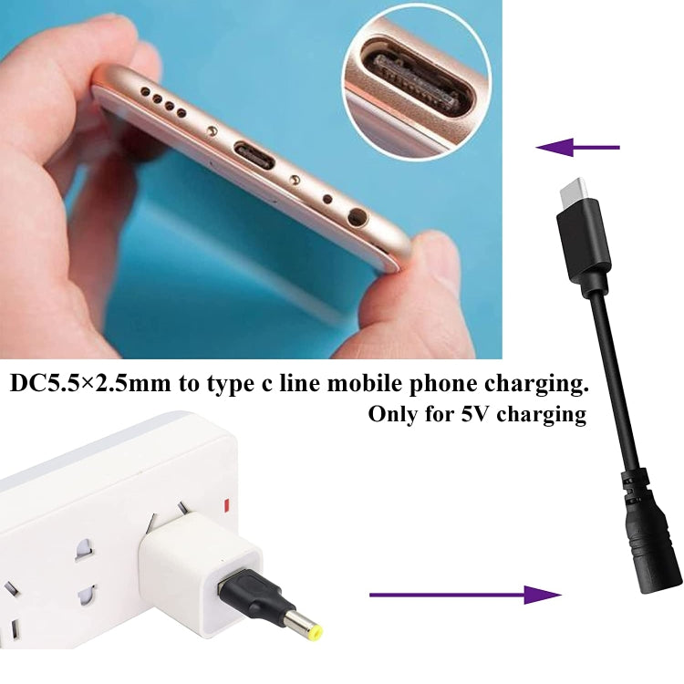 Set 10 connettori di alimentazione DC 5,5x2,5 mm a USB 2.0 - immagine 6