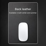 Tappetino mouse mini in alluminio e pelle PU 200 x 170 mm - immagine 4