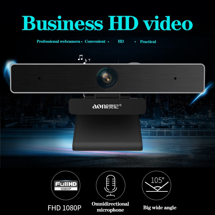 Aoni C90 Telecamera HD 1080P con Microfono per PC