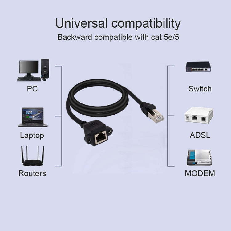 Cavo prolunga di rete CAT5E RJ45 femmina-maschio da 2 m - immagine 5